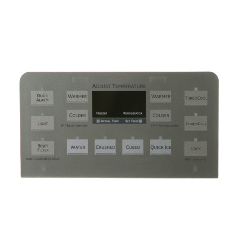 Refrigerator Dispenser Interface Assembly