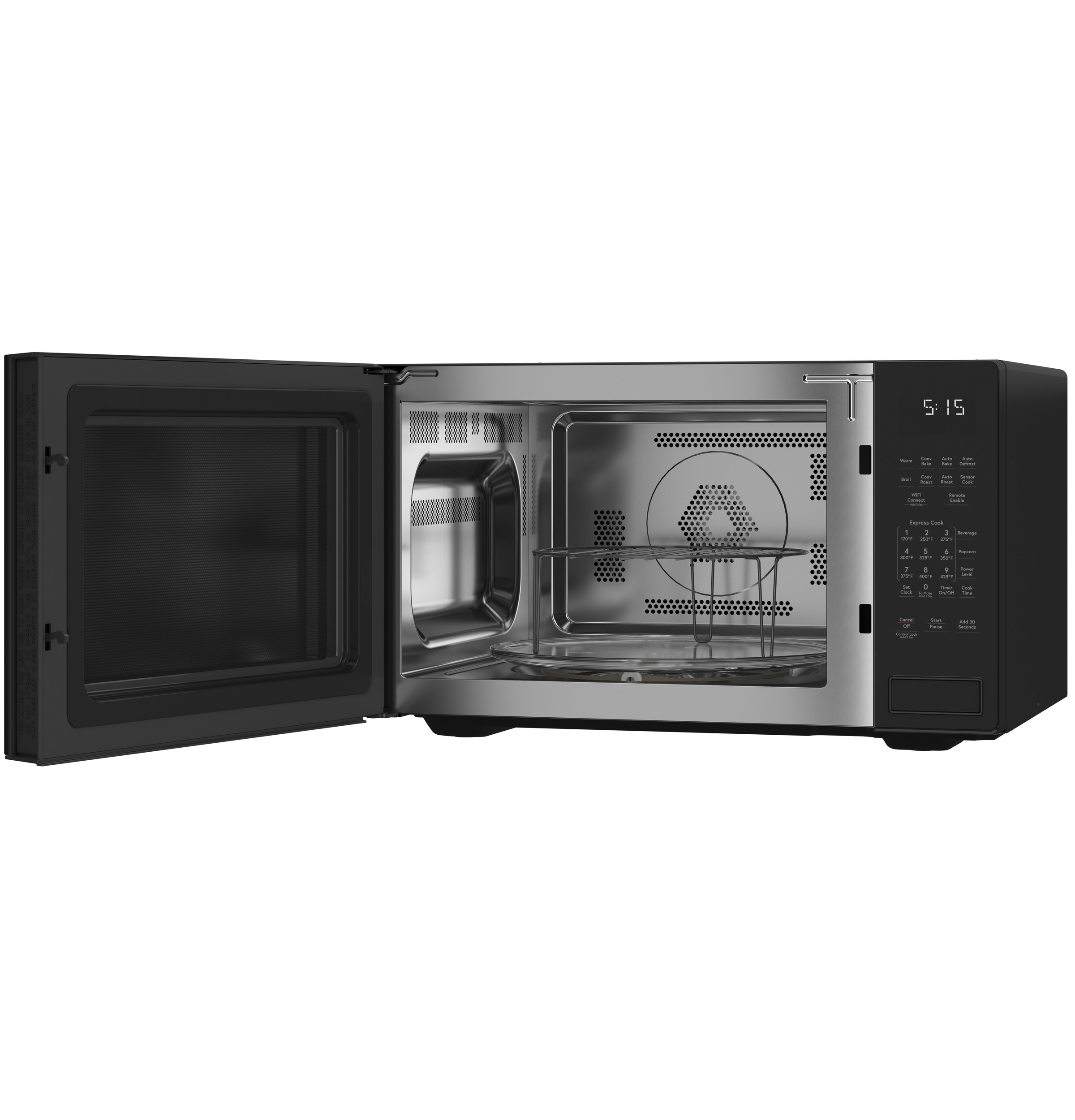 Café™ 1.5 Cu. Ft. Smart Countertop Convection/Microwave Oven in Platinum Glass