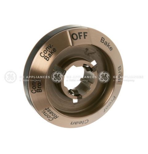 Brushed Bronze Oven Knob Bezel