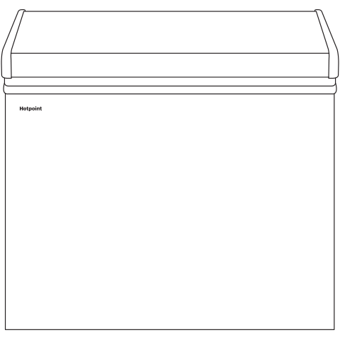 Hotpoint® 7.1 Cu. Ft. Manual Defrost Chest Freezer