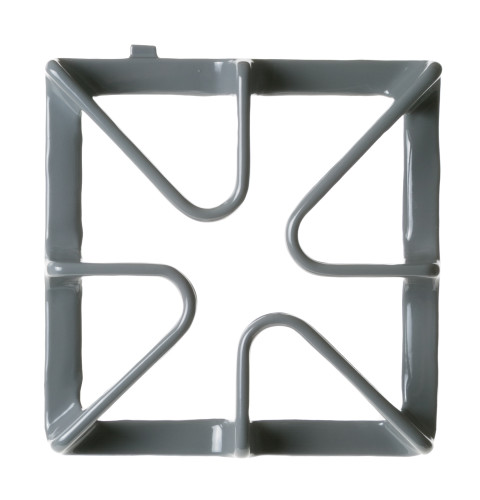 Gas range burner grate, gray color