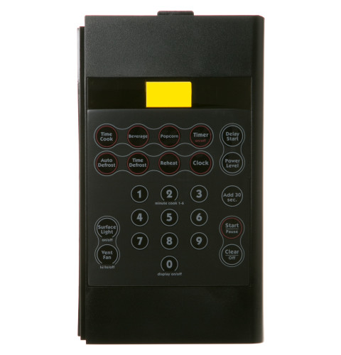 MICROWAVE CONTROL PANEL - BLACK