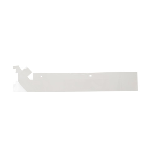 Refrigerator baffle air high side