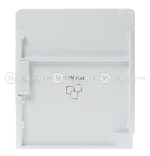 WHITE ICE BOX DOOR W/ GASKET AND LATCH