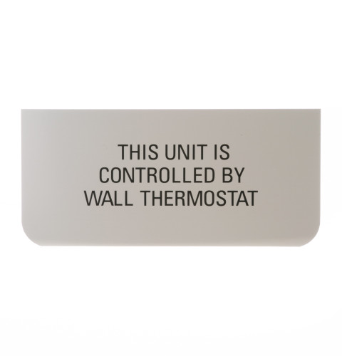 UNIVERSAL PTAC COVER LABEL