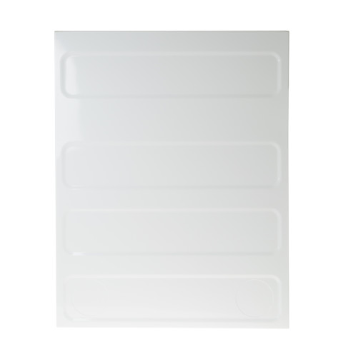 Dryer side panel assembly