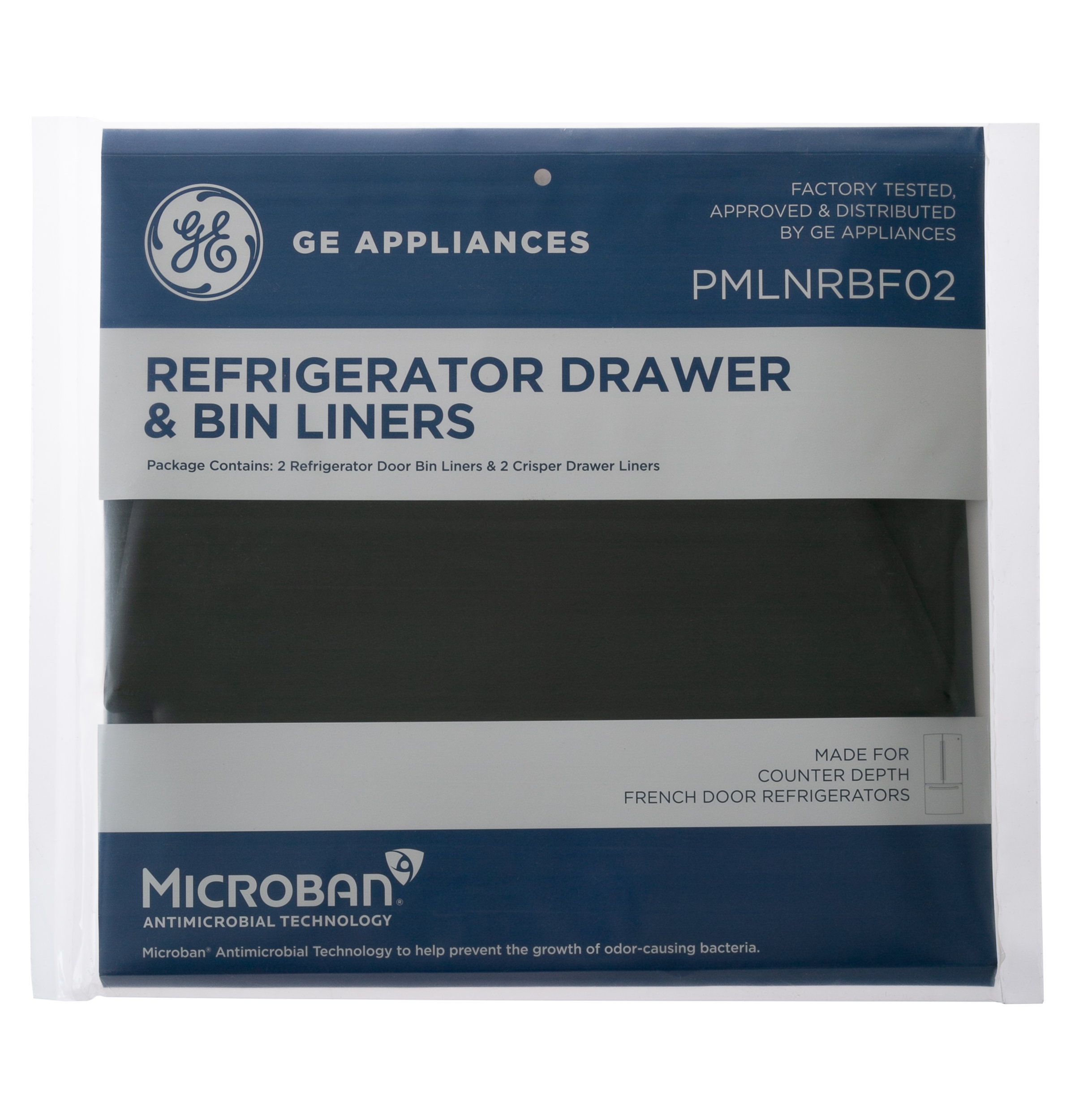 PMLNRBF02 Drawer & Bin Liners with Microban® for Counter Depth