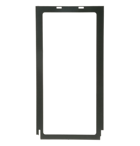 Microwave oven door frame