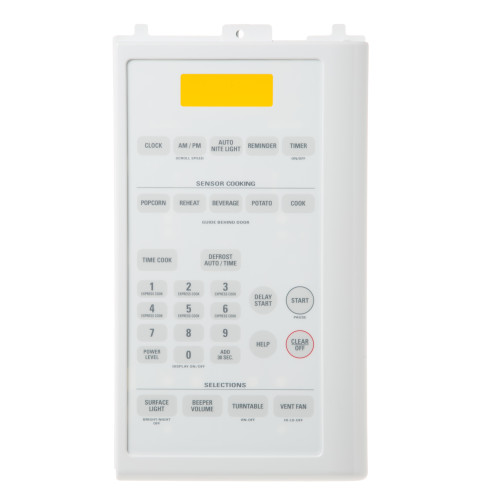 MICROWAVE CONTROL PANEL - WHITE