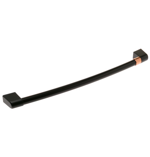 DRAWER HANDLE W/ CAFE BAND - FLAT BLACK