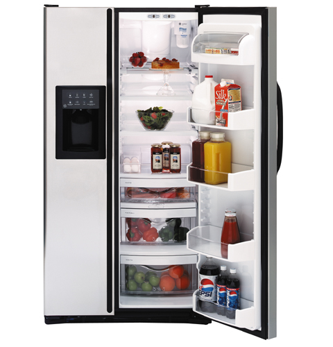 GE® 26.7 Cu. Ft. Stainless Side-by-Side Refrigerator