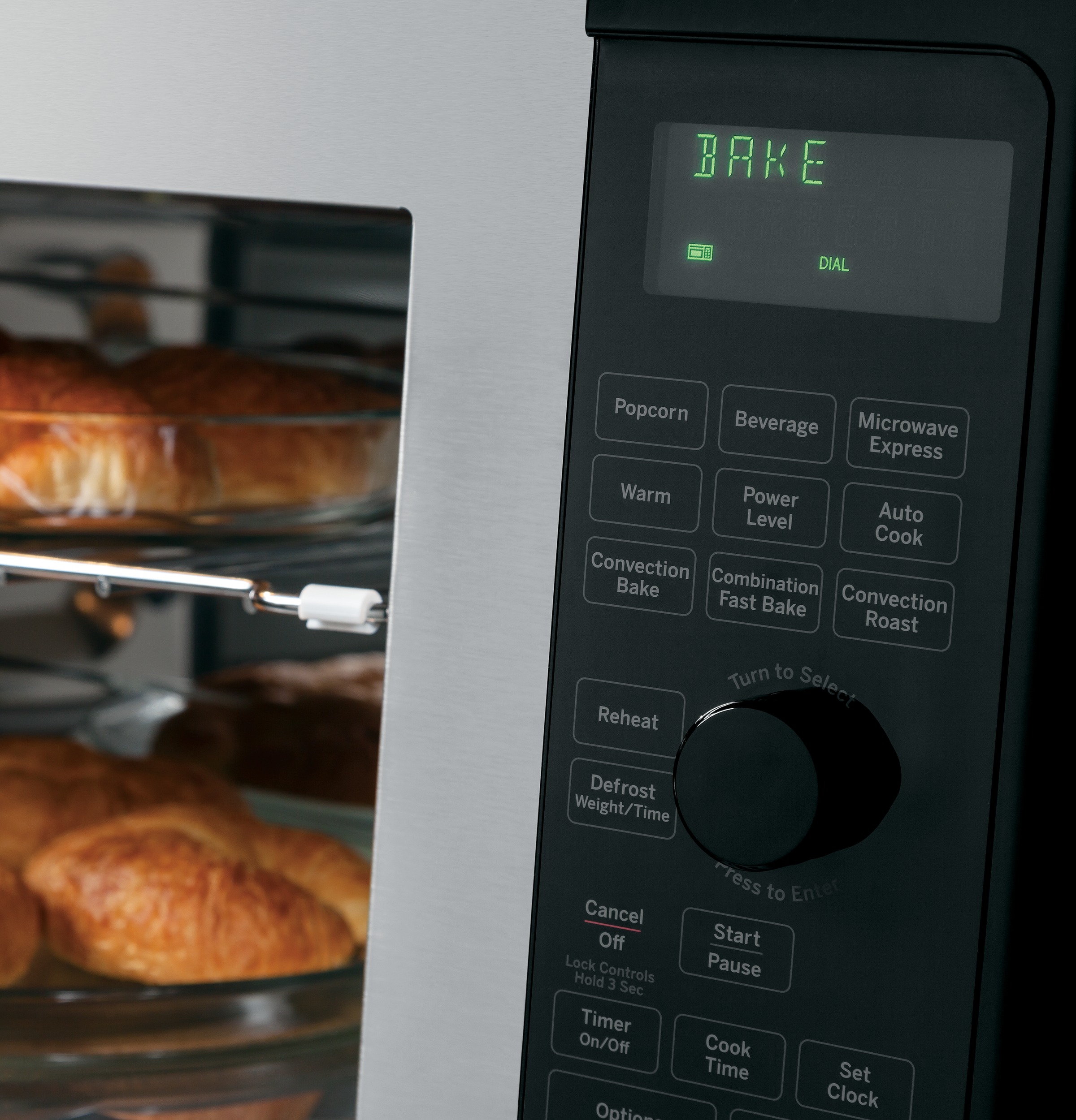 GE Profile™ Series 1.7 Cu. Ft. Convection Over-the-Range Microwave Oven