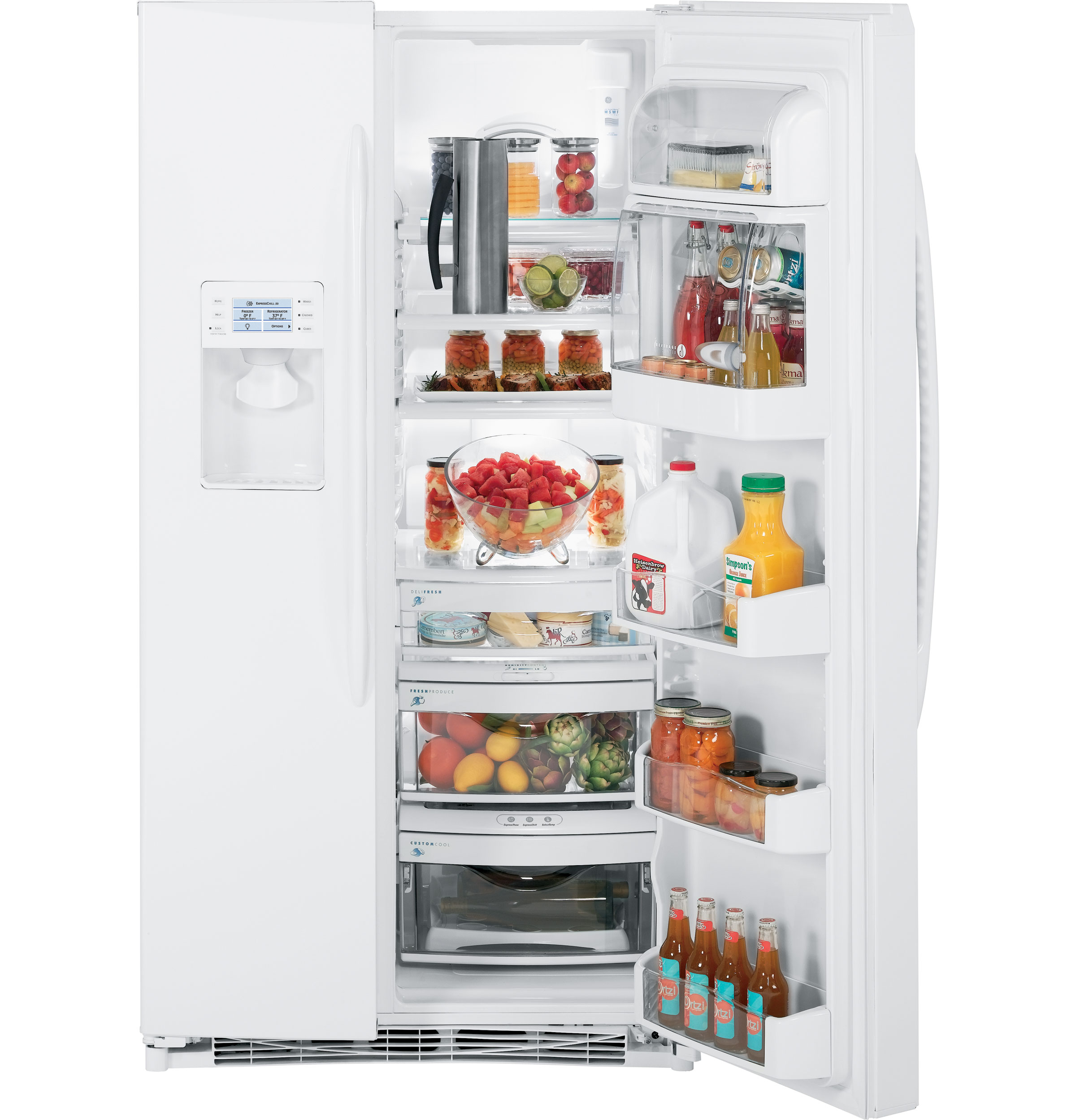 GE Profile™ ENERGY STAR® 25.5 Cu. Ft. Side-by-Side Refrigerator