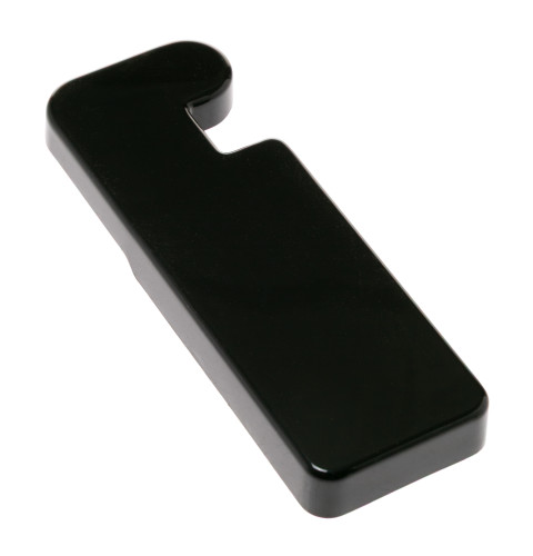 Left Top Hinge Cover - Black