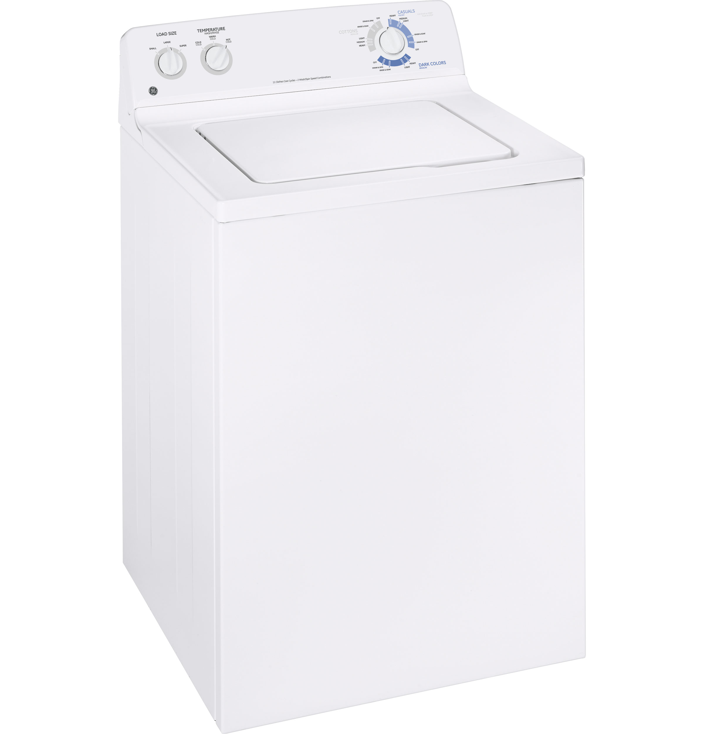 GE® 3.3 DOE cu. ft. capacity PermaTuf ® II smooth basket