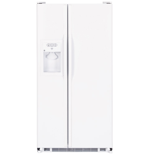 GE® 21.8 Cu. Ft. Side-By-Side Refrigerator with Dispenser