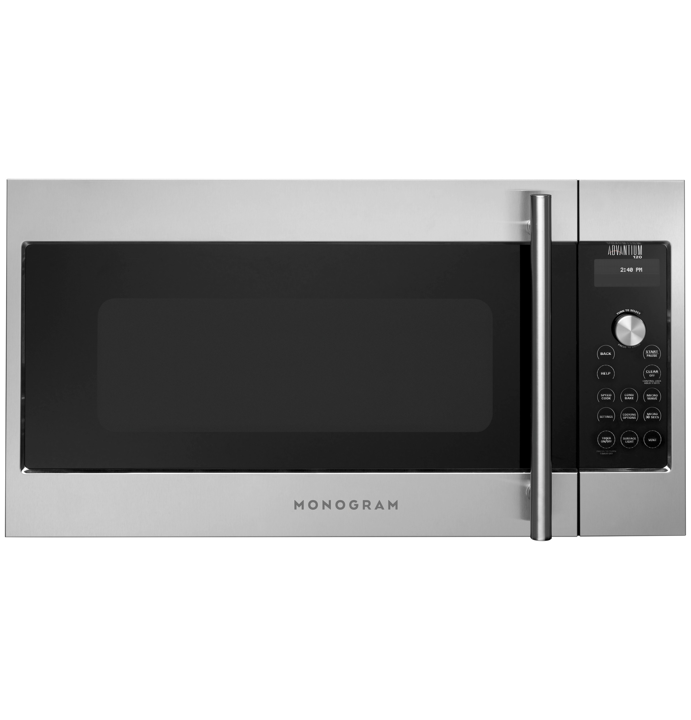 Monogram Advantium® 120 Above-the-Cooktop Speedcooking Oven