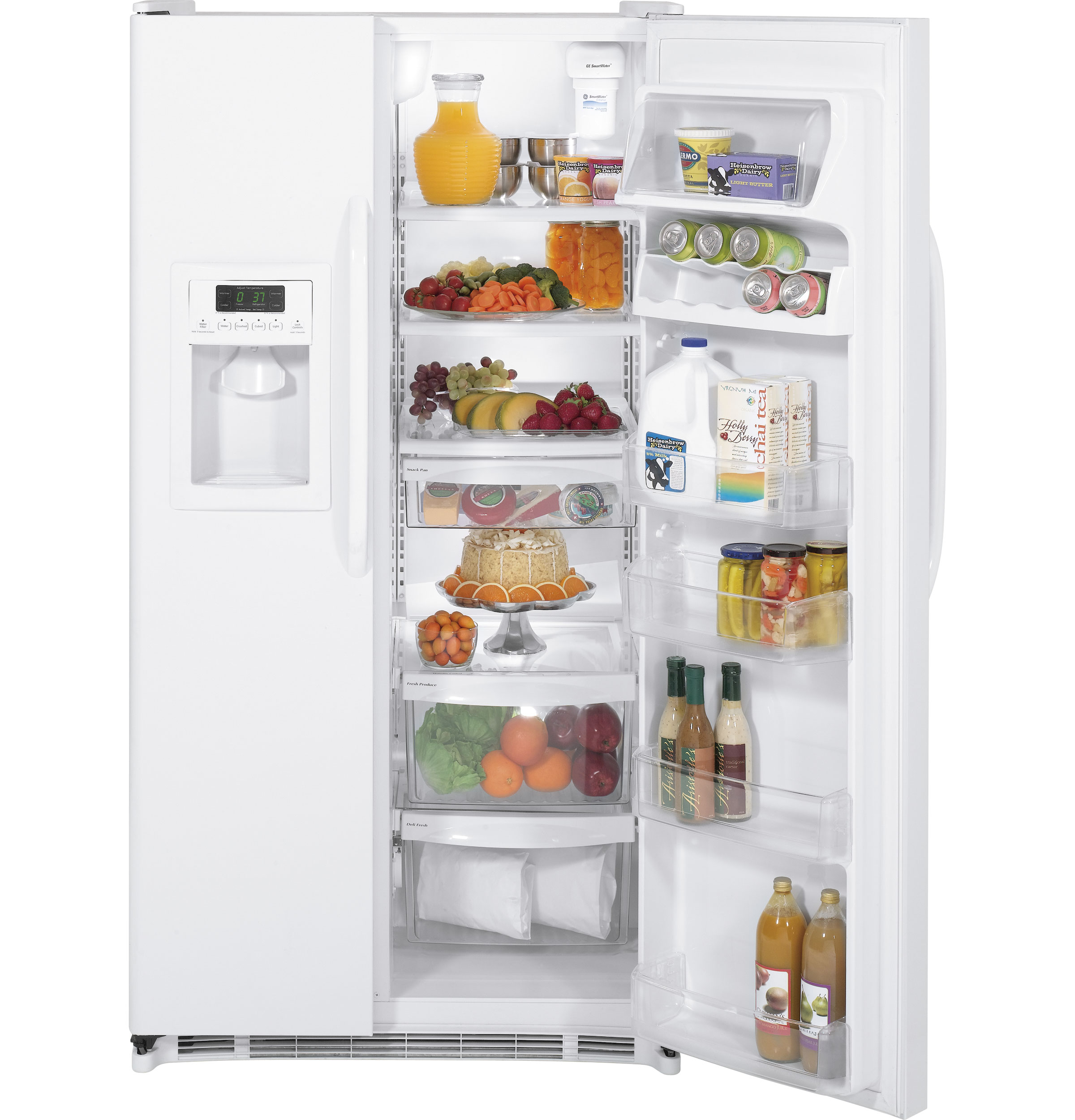 GE® ENERGY STAR® 25.3 Cu. Ft. Side-By-Side Refrigerator with Dispenser