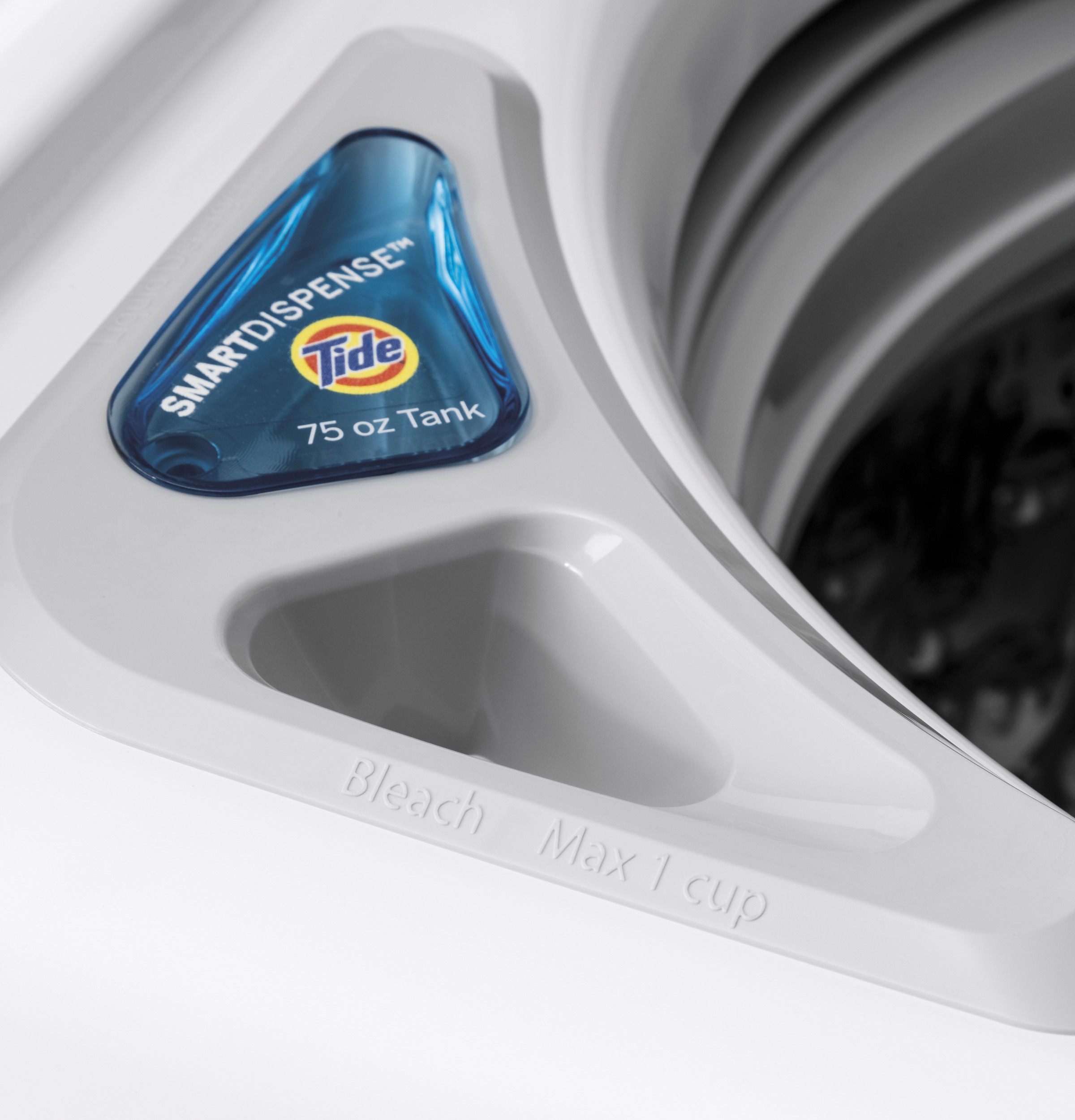 GE® 5.2 cu. ft. Capacity Smart Washer with Sanitize w/Oxi and SmartDispense