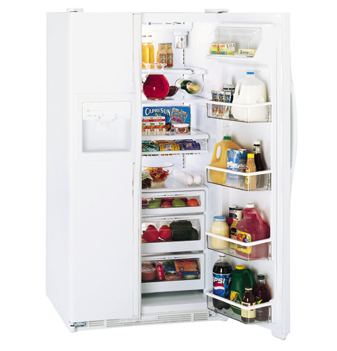 GE Profile Performance™ 28.4 Cu. Ft. Side-by-Side Refrigerator with Dispenser and Water By Culligan™