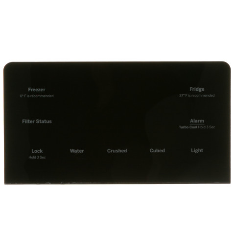 CONTROL DISPLAY ASSEMBLY - BLACK
