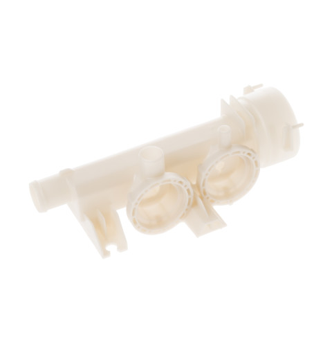 Laundry housing pump combination