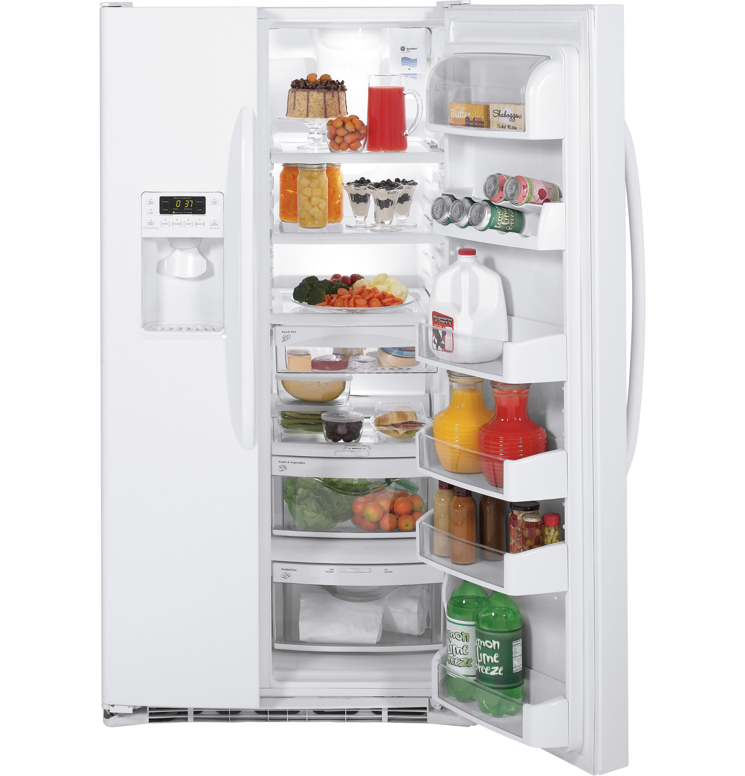 GE® ENERGY STAR® 25.9 Cu. Ft. Side-By-Side Refrigerator with Dispenser