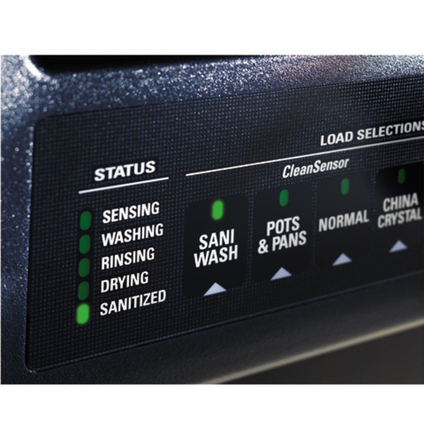 Variable cycles / options: SaniWash, Pots & Pans,  Normal Wash, China / Crystal , SpeedWash™, SpeedDry™, 2 / 4 / 8-hr. Delay Start and Rinse Only