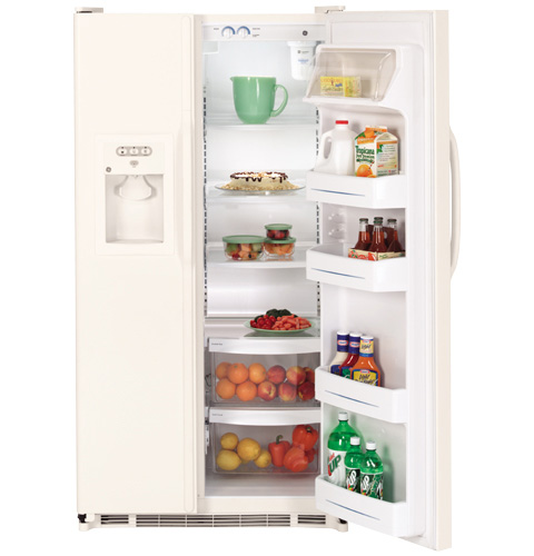 GE® 25.0 Cu. Ft. Capacity Side-By-Side Refrigerator with Dispenser