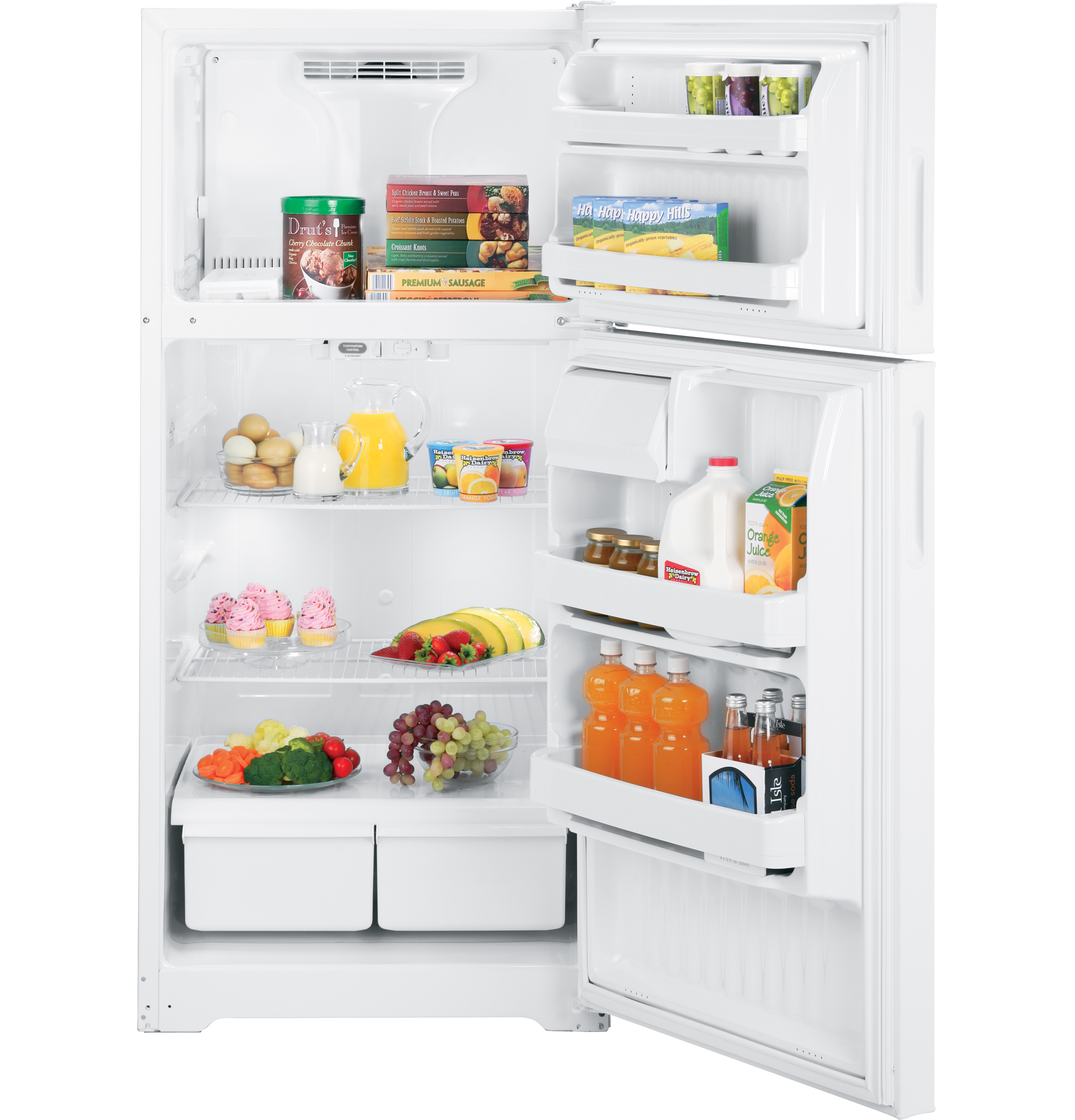 Hotpoint® ENERGY STAR® 15.5 Cu. Ft. Top-Freezer Refrigerator