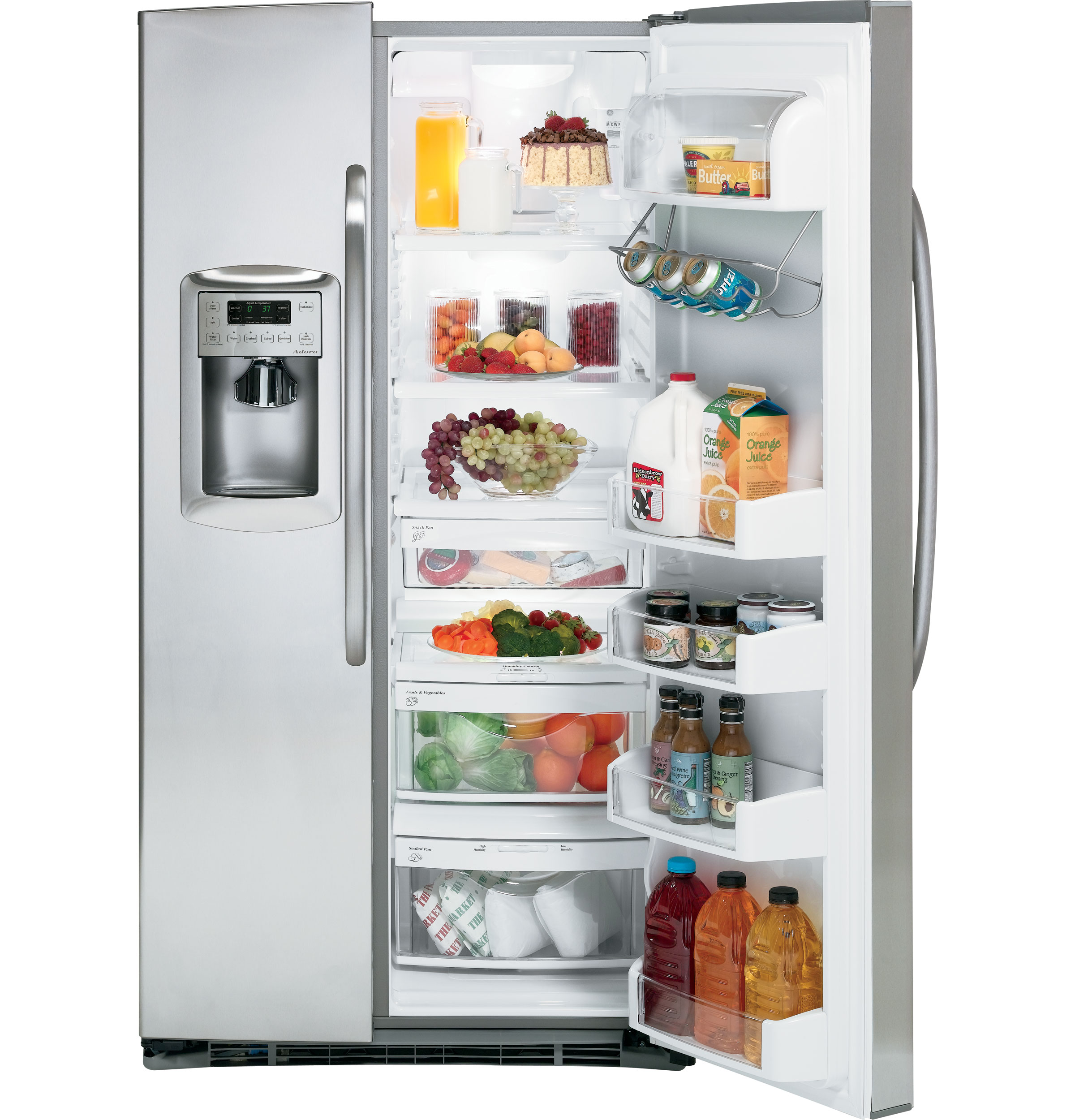 GE Adora™ ENERGY STAR® 25.4 Cu. Ft. Side-By-Side Refrigerator