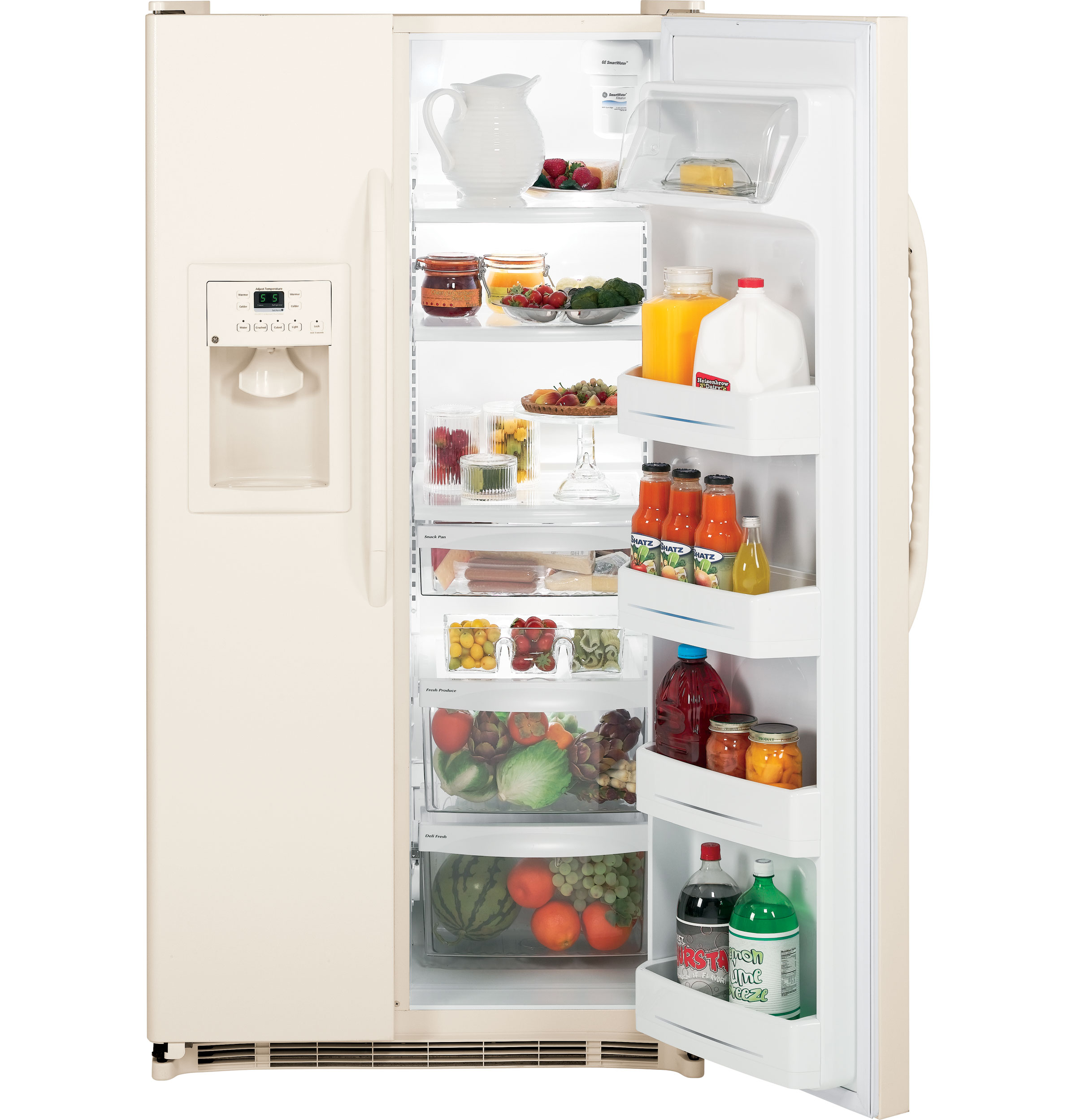 GE® ENERGY STAR® 25.3 Cu. Ft. Side-By-Side Refrigerator with Dispenser