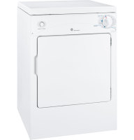 GE Spacemaker® 120V 3.6 cu. ft. Capacity Portable Electric Dryer â Model #: DSKP333ECWW