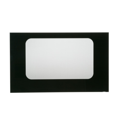 GLASS OVEN DOOR OUTER (BLK)