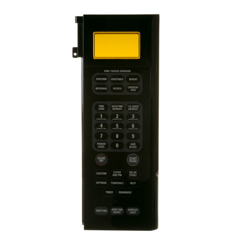 MICROWAVE CONTROL PANEL - BLACK