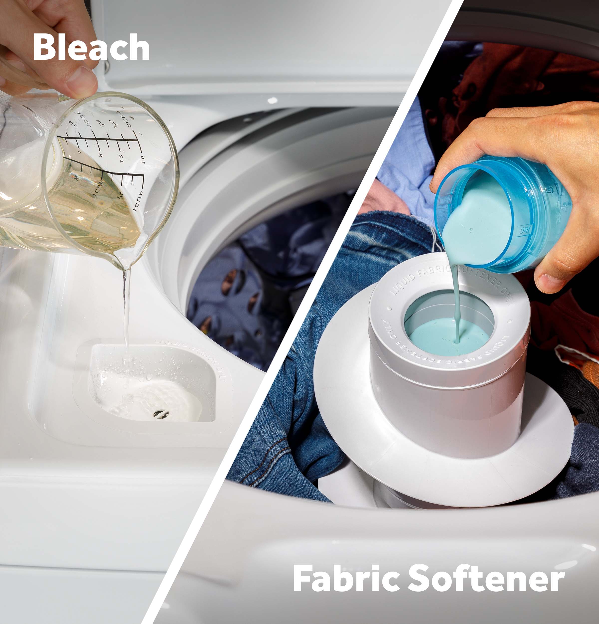 Bleach and Fabric Dispensers