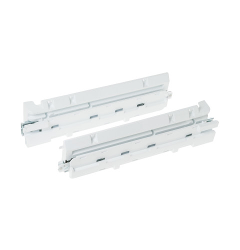 Refrigerator slide rail assembly, left and right handle sides