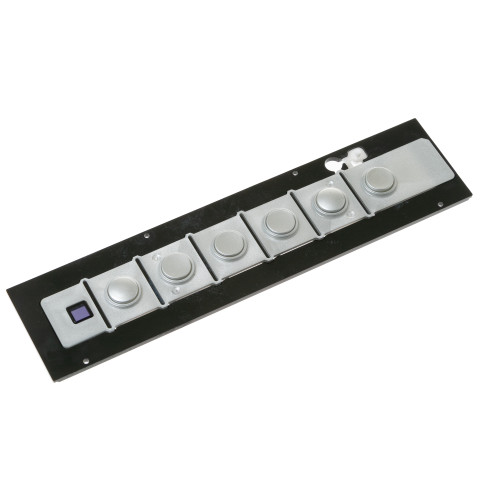 BUTTONS AND RED LENS ASSEMBLY