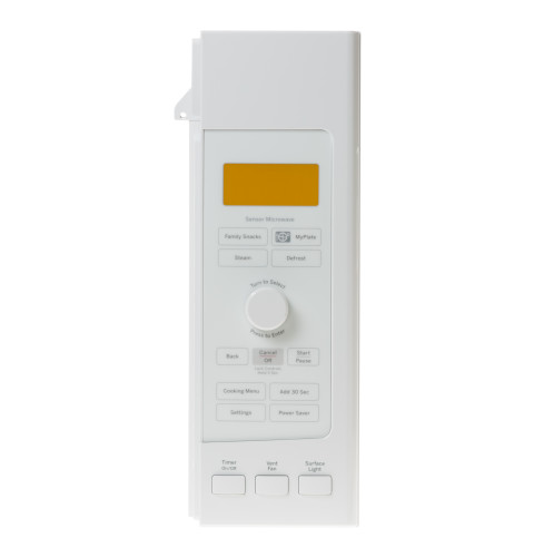 Range control panel assembly (white)