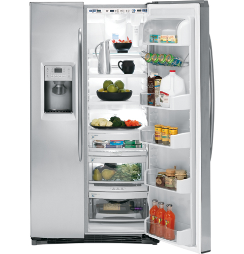 GE Profile™ 25.5 Cu. Ft. Stainless Side-by-Side Refrigerator