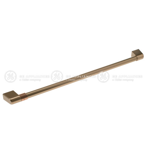 BRUSHED BRONZE DOOR HANDLE W/ CAFE BAND