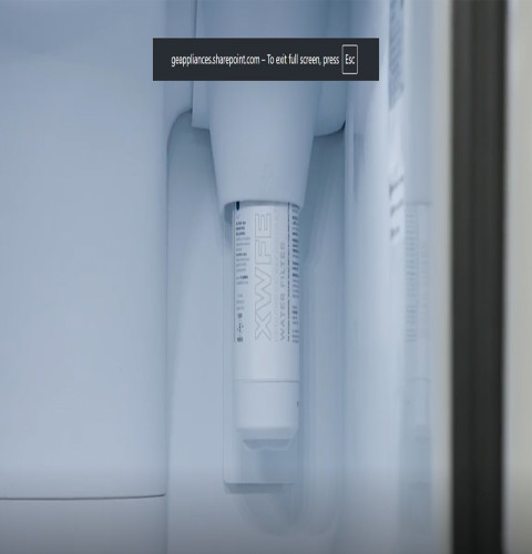 Installation for Filter Located in Upper Right Corner (Side-by-Side Refrigerators)