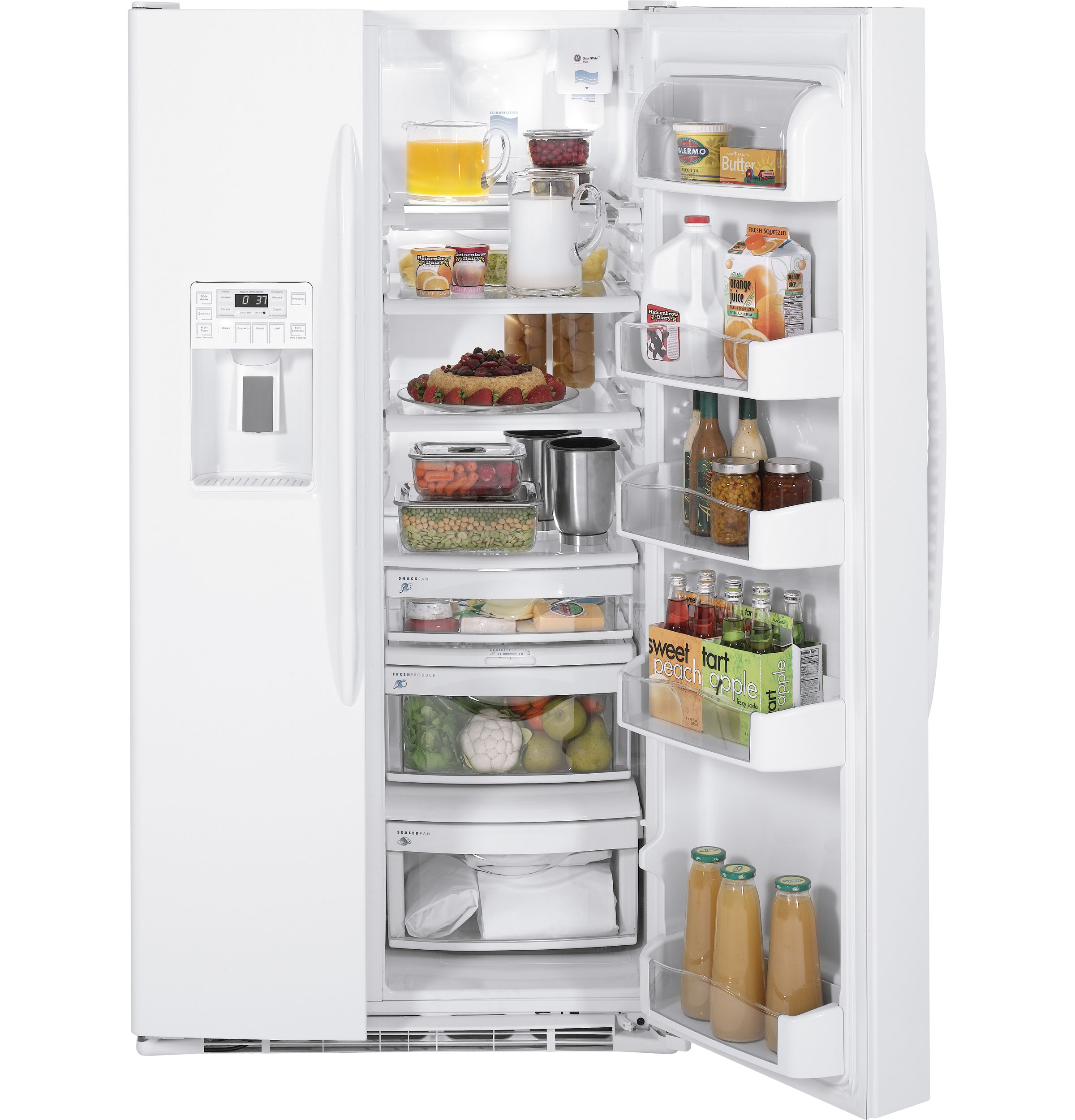 GE Profile™ ENERGY STAR® 29.1 Cu. Ft. Side-by-Side Refrigerator with Dispenser
