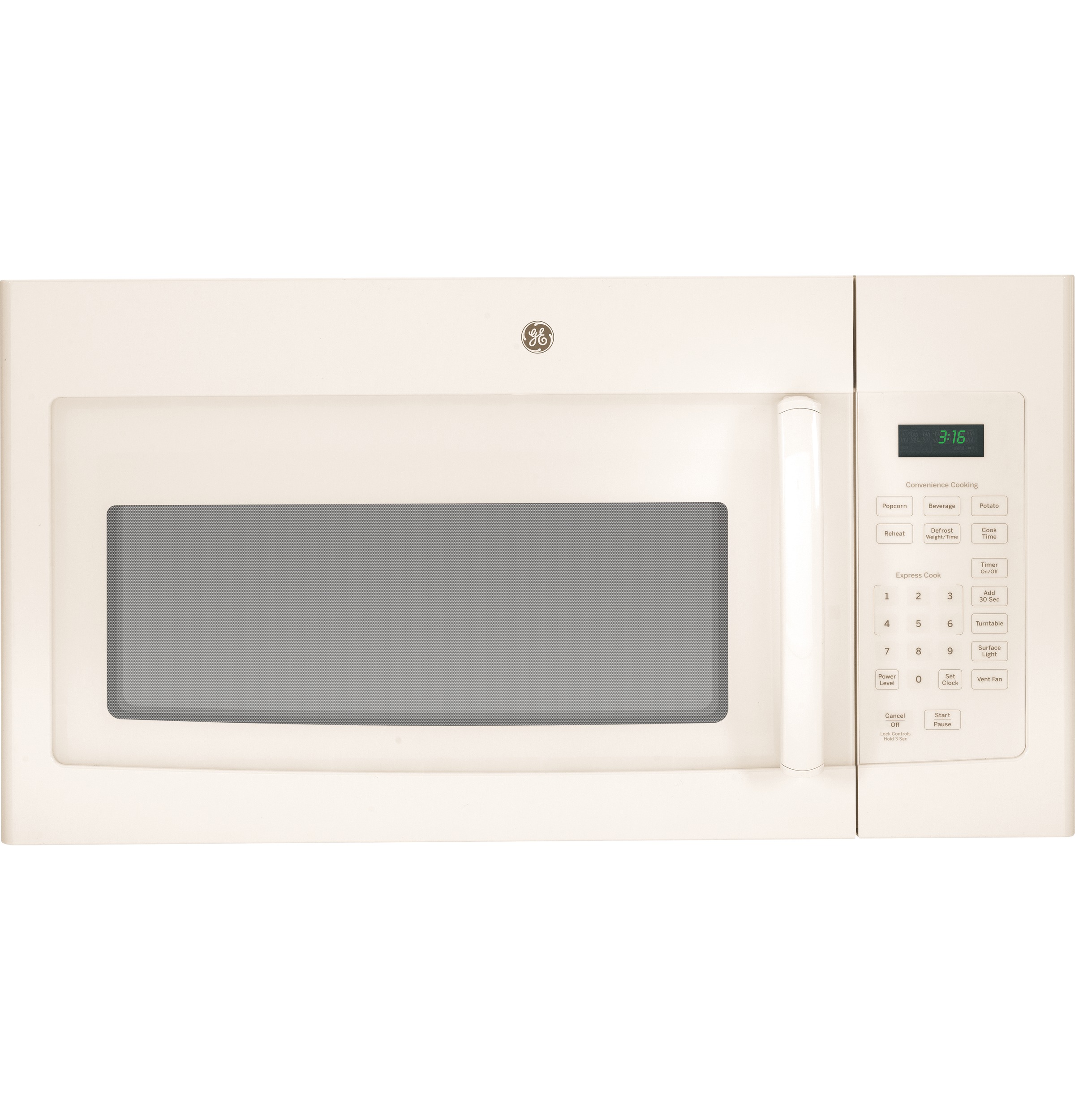 GE® 1.6 Cu. Ft. Over-the-Range Microwave Oven with Recirculating Venting