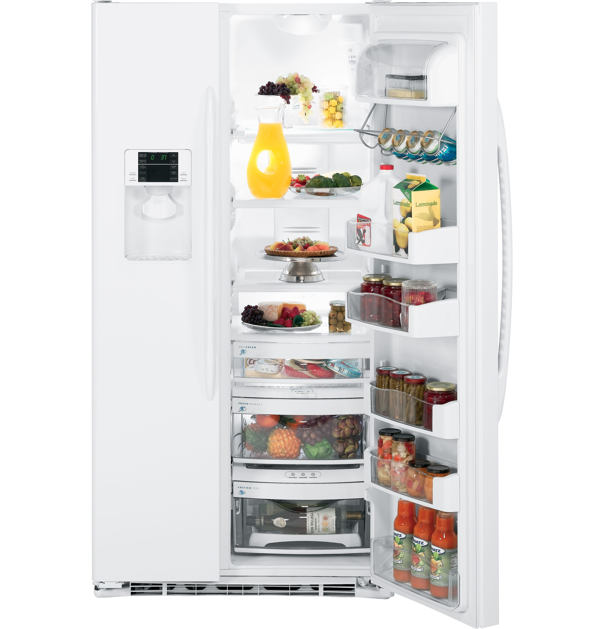 GE Profile™ 24.6 Cu. Ft. Side-by-Side Refrigerator