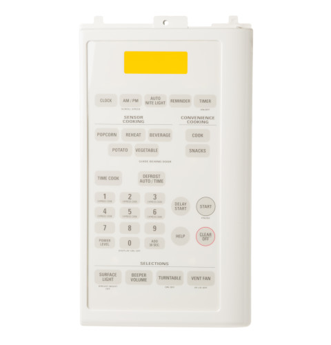 MICROWAVE CONTROL PANEL - WHITE