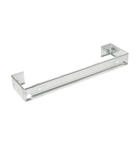 Laundry side bracket riser assembly