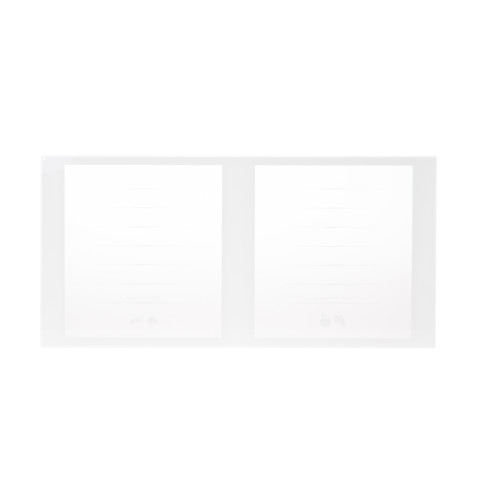 Refrigerator fruit and vegetable pan glass cover