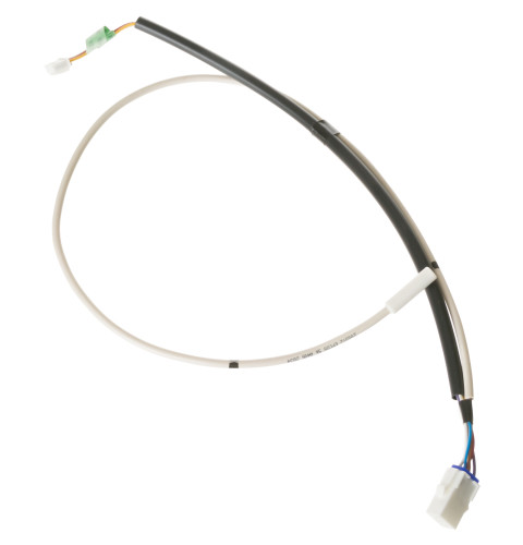 Refrigerator fresh food section, rear right. Meat pan and sensor harness