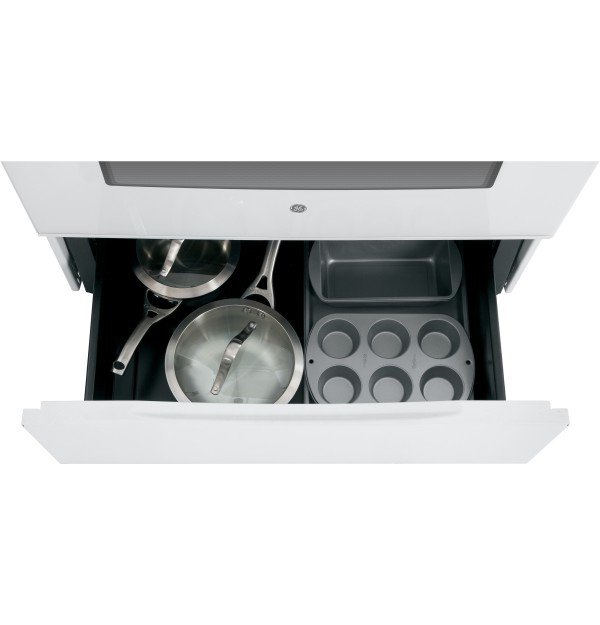 Removable full-width storage drawer